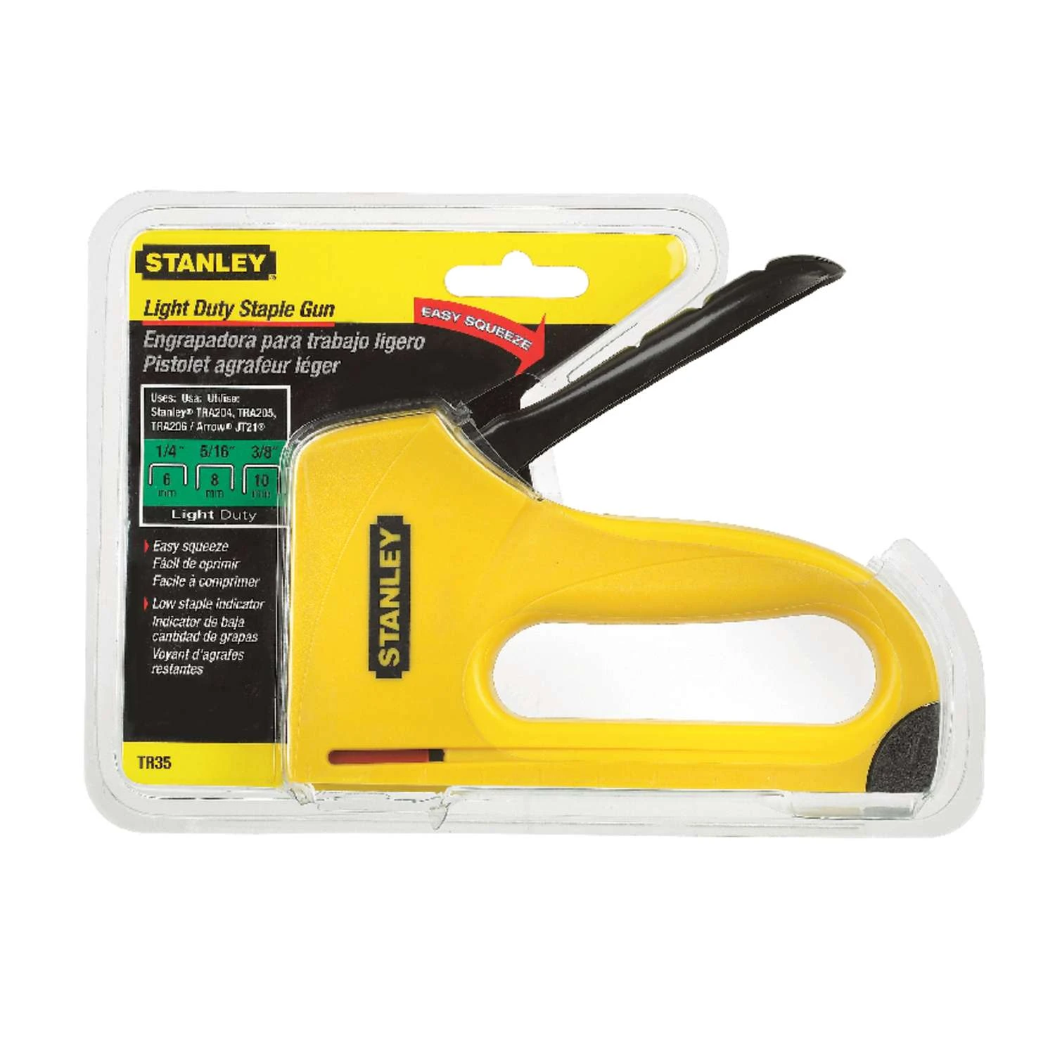 STANLEY Light Duty Narrow Staple Gun 3 STANLEY Light Duty Narrow Staple Gun