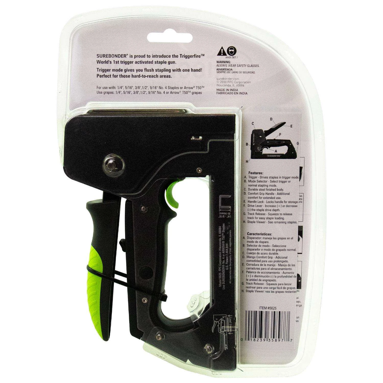 Surebonder 3/8 In. Trigger Fire Staple Gun 4 Surebonder 3/8 In. Trigger Fire Staple Gun - Image 2