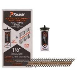 Paslode ProStrip 1-1/2 In. Plastic Strip Brite Fuel And Nail Kit 30 Deg 1 Pk