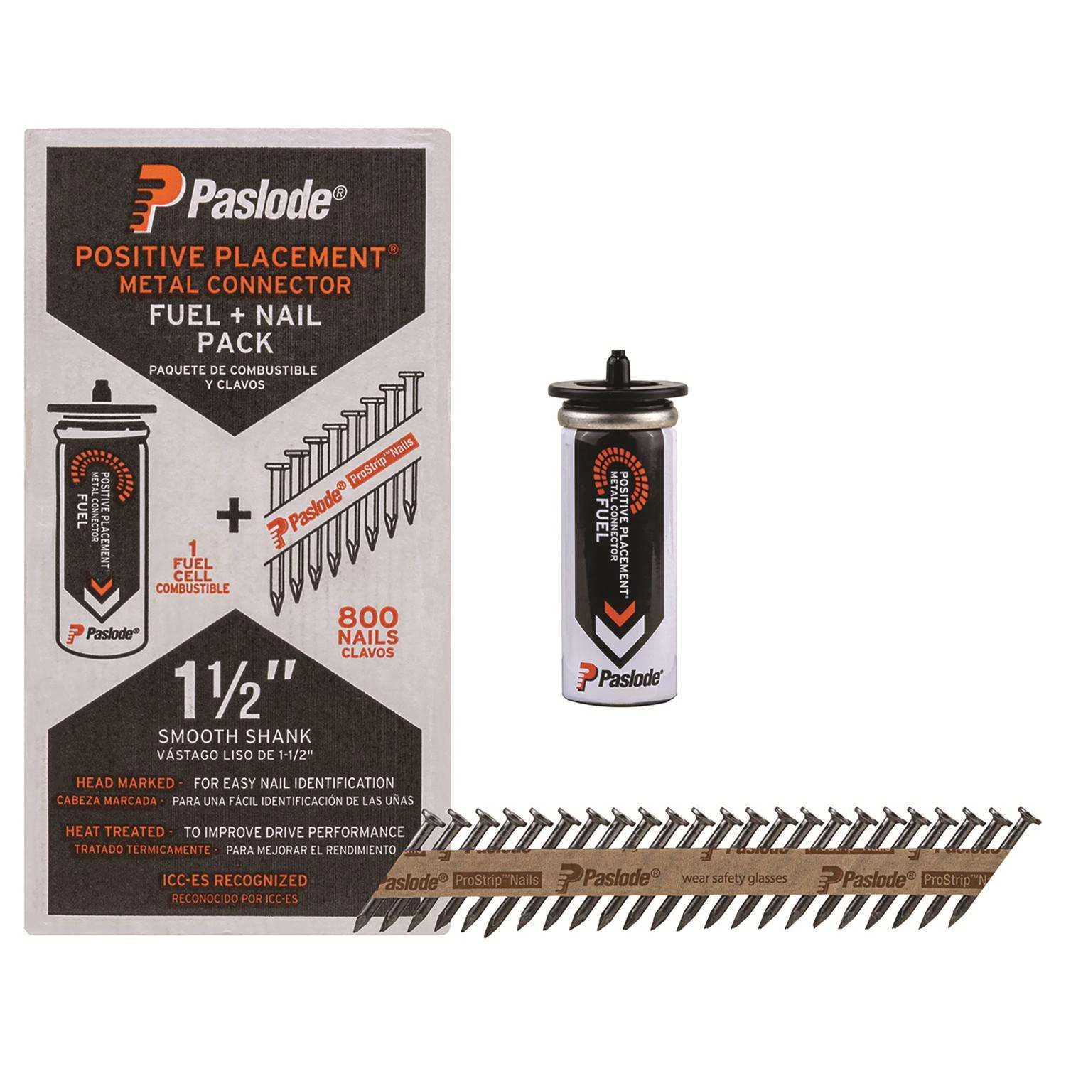 Paslode ProStrip 1-1/2 In. Plastic Strip Brite Fuel And Nail Kit 30 Deg 1 Pk 3 Paslode ProStrip 1-1/2 In. Plastic Strip Brite Fuel And Nail Kit 30 Deg 1 Pk