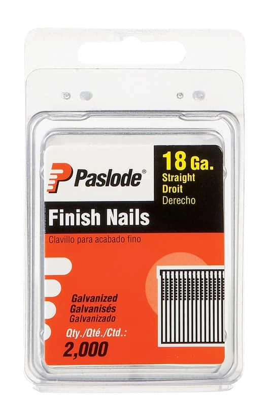 Paslode 1-1/4 In. 18 Ga. Straight Strip Galvanized Brad Nails 2,000 Pk 3 Paslode 1-1/4 In. 18 Ga. Straight Strip Galvanized Brad Nails 2,000 Pk