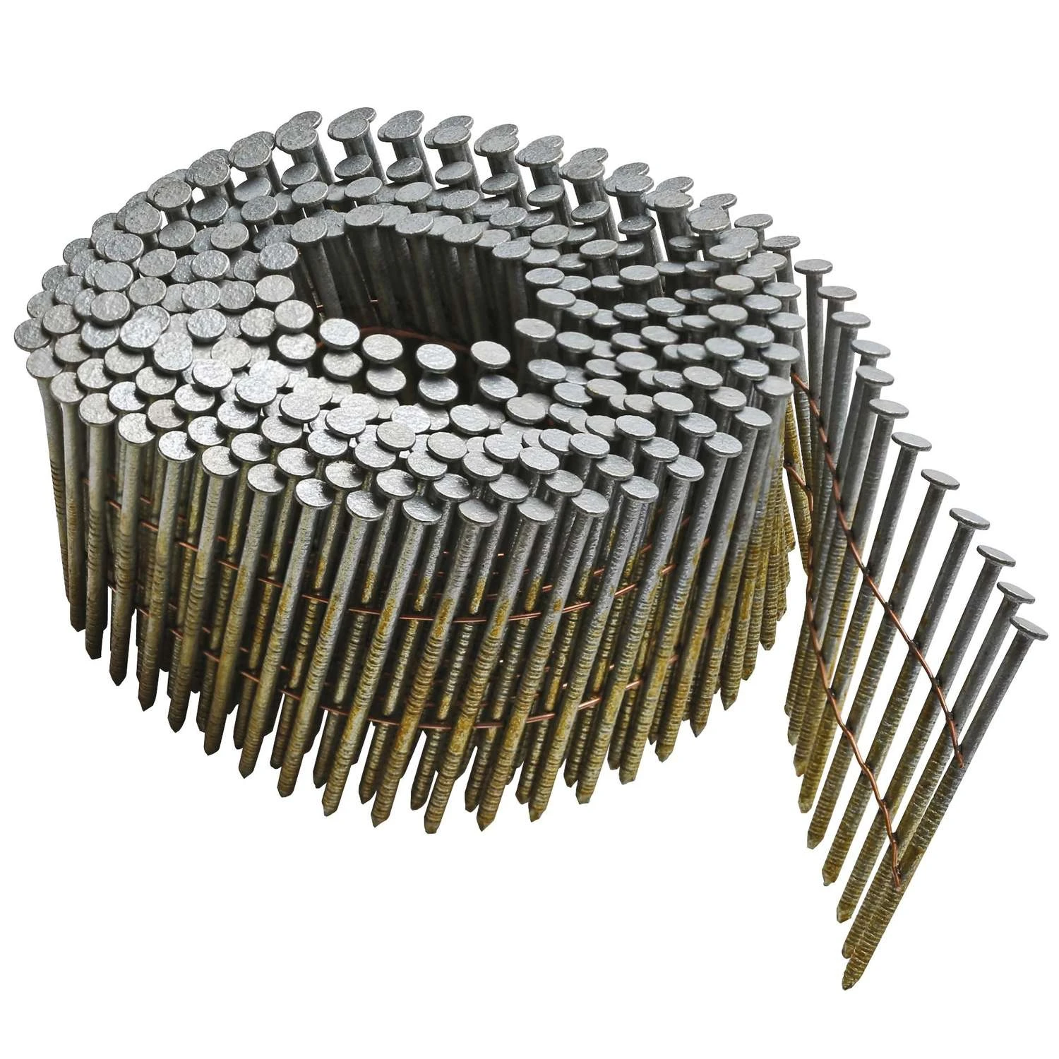 Bostitch 1-3/4 In. 11 Ga. Angled Coil Galvanized Siding Nails 15 Deg 4200 Pk 3 Bostitch 1-3/4 In. 11 Ga. Angled Coil Galvanized Siding Nails 15 Deg 4200 Pk