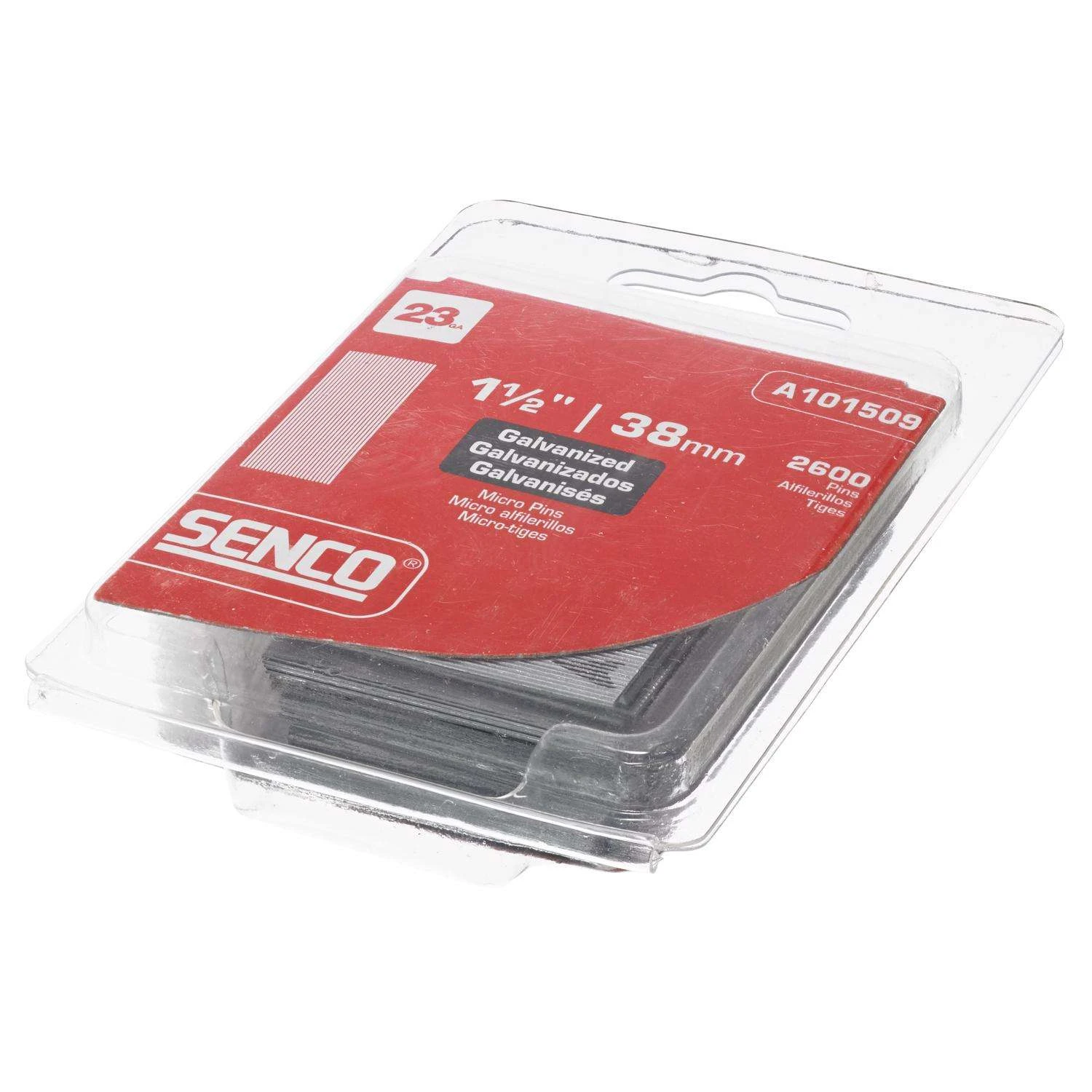 Senco 1-1/2 In. 23 Ga. Straight Strip Galvanized Micro Pins 2,600 Pk 5 Senco 1-1/2 In. 23 Ga. Straight Strip Galvanized Micro Pins 2,600 Pk - Image 3