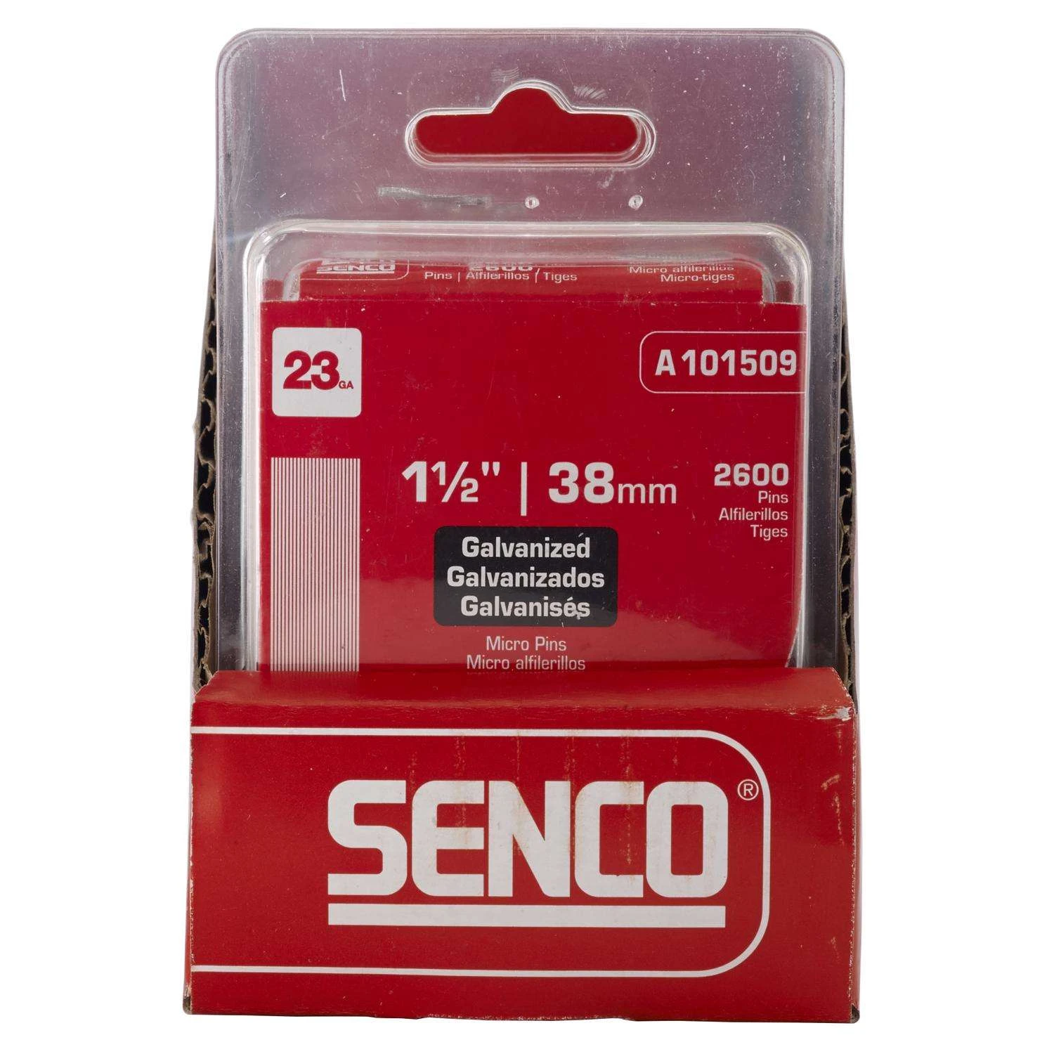 Senco 1-1/2 In. 23 Ga. Straight Strip Galvanized Micro Pins 2,600 Pk 7 Senco 1-1/2 In. 23 Ga. Straight Strip Galvanized Micro Pins 2,600 Pk - Image 5