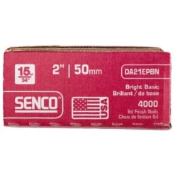 Senco 2 In. 15 Ga. Angled Strip Bright Finish Nails 34 Deg 4000 Pk 13 Senco 2 In. 15 Ga. Angled Strip Bright Finish Nails 34 Deg 4000 Pk -Senco Arrow Shop 26d7ca16 977c 4d03 930e 1b9b41b1f179