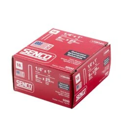 Senco 1/4 In. W X 1 In. L 18 Ga. Narrow Crown Finish Staples 5000 Pk -Senco Arrow Shop 4704b22d 2a53 43f9 9099 1f53126c1aea