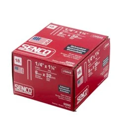 Senco 1/4 In. W X 1-1/4 In. L 18 Ga. Narrow Crown Finish Staples 5000 Pk 8 Senco 1/4 In. W X 1-1/4 In. L 18 Ga. Narrow Crown Finish Staples 5000 Pk -Senco Arrow Shop 47920da8 6611 4fb6 9a8d d56854f7d6d6