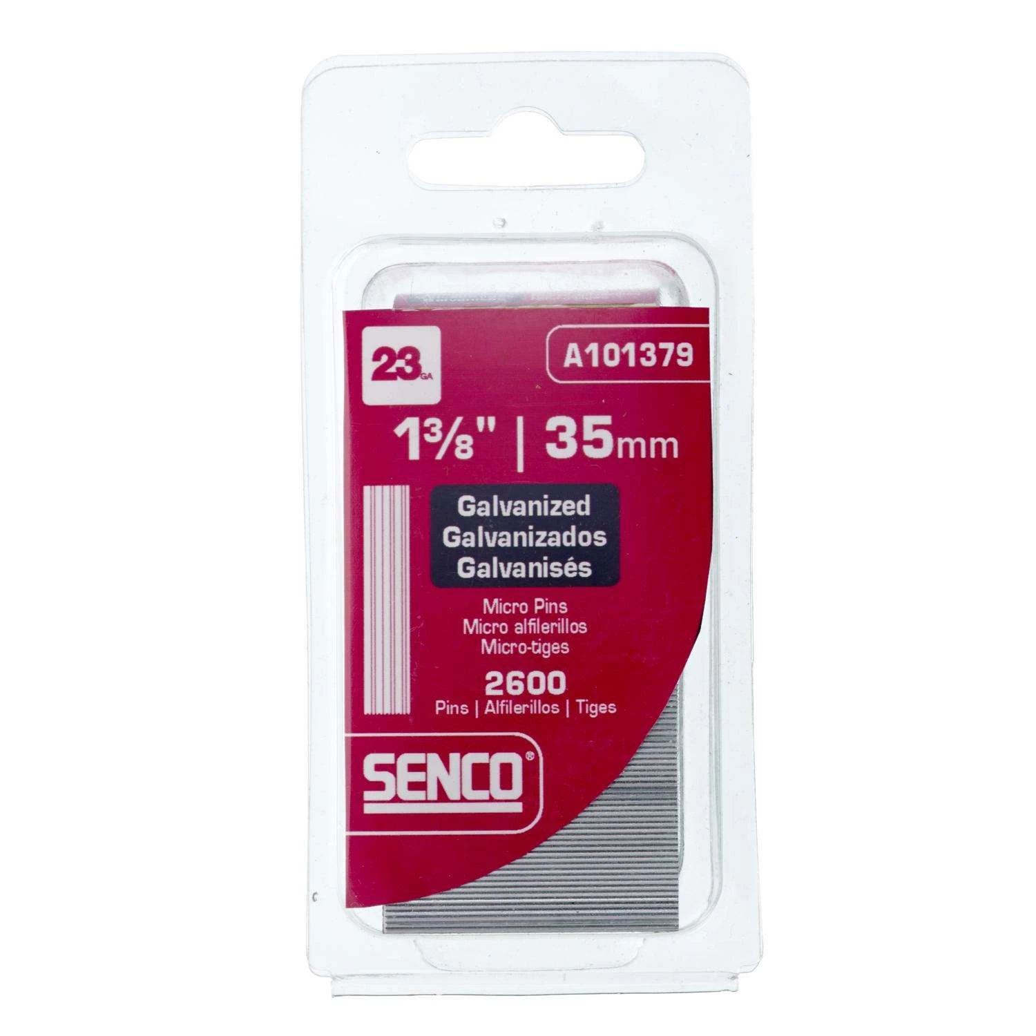 Senco 1-3/8 In. 23 Ga. Straight Strip Galvanized Micro Pins 2,600 Pk 6 Senco 1-3/8 In. 23 Ga. Straight Strip Galvanized Micro Pins 2,600 Pk - Image 4