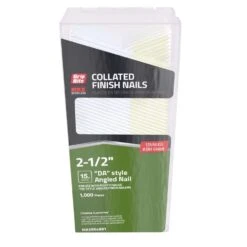 Grip-Rite Prime Guard 2-1/2 In. 15 Ga. Angled Strip Stainless Steel Finish Nails 1000 Pk