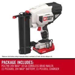 Porter Cable 18 Ga. Cordless Brad Nailer 20 V -Senco Arrow Shop 7c42ad32 da06 4610 a635 2042a91454eb