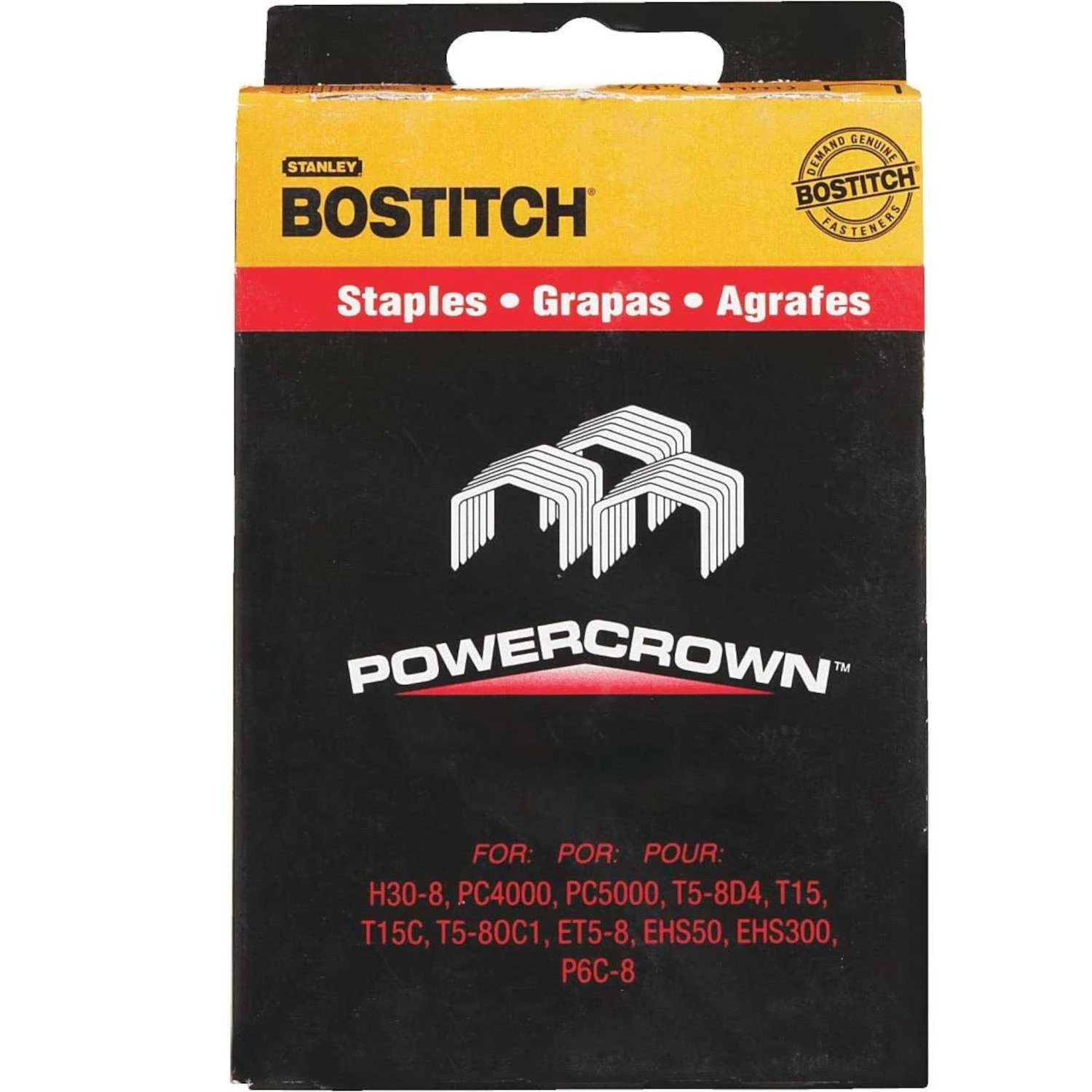 Bostitch STCR-Style 7/16 In. W X 3/8 In. L 18 Ga. Power Crown Staples 5000 Pk 3 Bostitch STCR-Style 7/16 In. W X 3/8 In. L 18 Ga. Power Crown Staples 5000 Pk