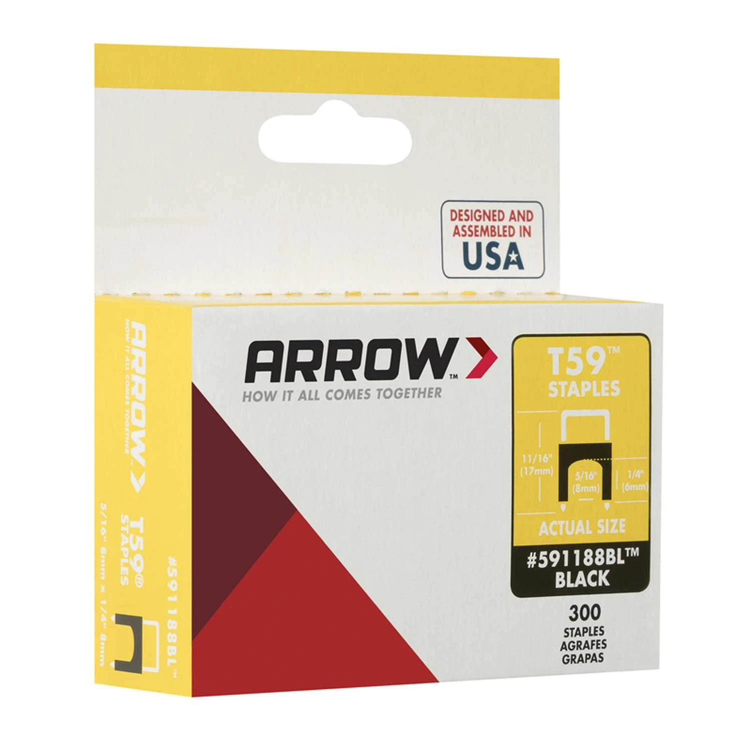 Arrow T59 5/16 In. W X 11/16 In. L Insulated Crown Cable Staples 300 Pk 8 Arrow T59 5/16 In. W X 11/16 In. L Insulated Crown Cable Staples 300 Pk - Image 6