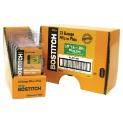 Bostitch 1/2 In. 23 Ga. Paper Strip Coated Pin Nails 3,000 Pk