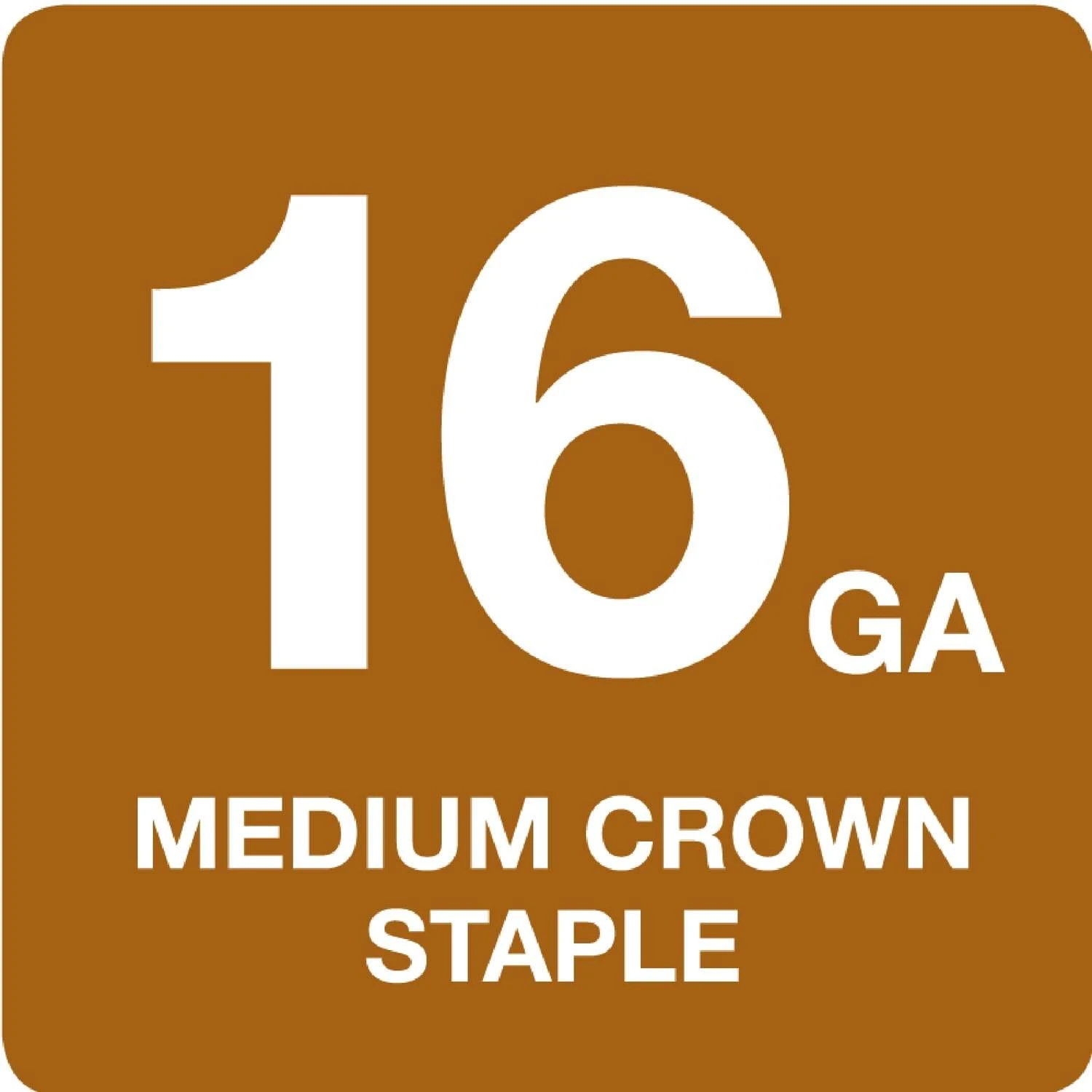 Grip-Rite N-Style 7/16 In. W X 1-1/2 In. L 16 Ga. Medium Crown Deck Staples 5000 Pk 4 Grip-Rite N-Style 7/16 In. W X 1-1/2 In. L 16 Ga. Medium Crown Deck Staples 5000 Pk - Image 2