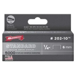 Arrow 1/2 In. W X 1/4 In. L 24 Ga. Wide Crown Standard Staples 5000 Pk