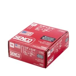 Senco 1/4 In. W X 3/4 In. L 18 Ga. Narrow Crown Finish Staples 5000 Pk 9 Senco 1/4 In. W X 3/4 In. L 18 Ga. Narrow Crown Finish Staples 5000 Pk -Senco Arrow Shop 91232d71 1706 47b5 8605 5d079188785c