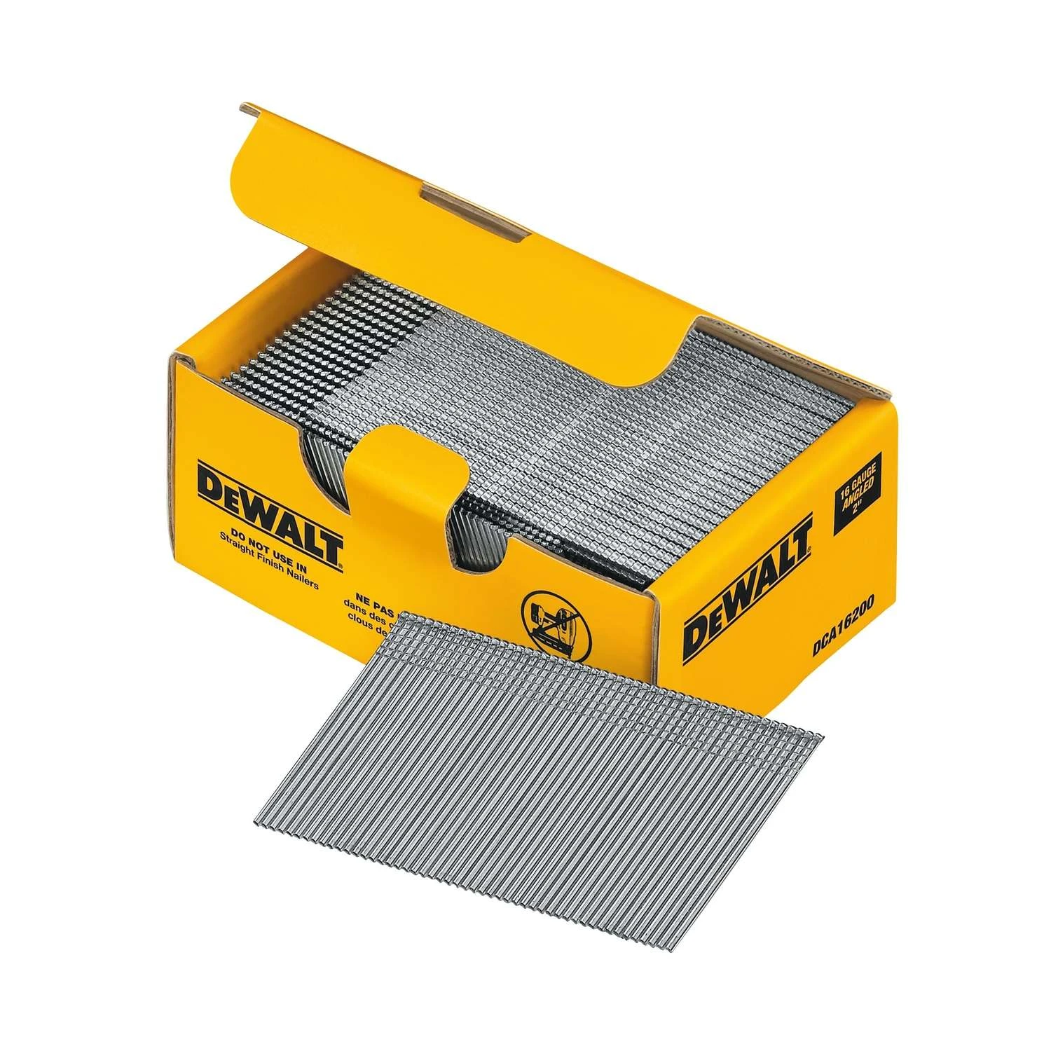 DeWalt 2 In. 16 Ga. Angled Strip Galvanized Finish Nails 20 Deg 2,500 Pk 4 DeWalt 2 In. 16 Ga. Angled Strip Galvanized Finish Nails 20 Deg 2,500 Pk - Image 2