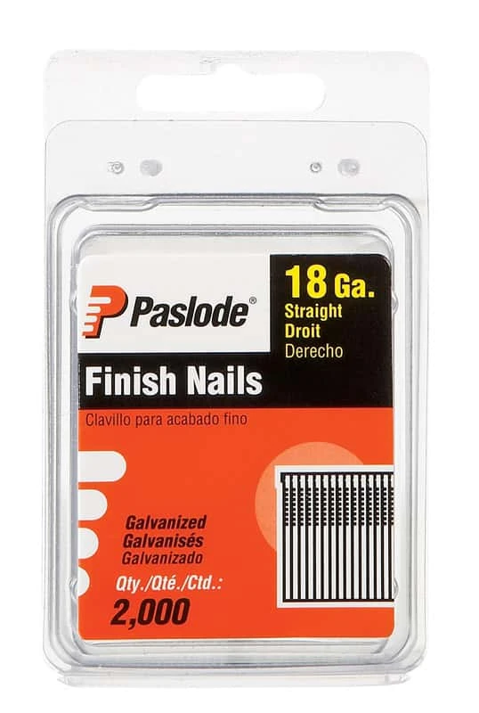Paslode 2 In. 18 Ga. Straight Strip Galvanized Brad Nails 2,000 Pk 3 Paslode 2 In. 18 Ga. Straight Strip Galvanized Brad Nails 2,000 Pk