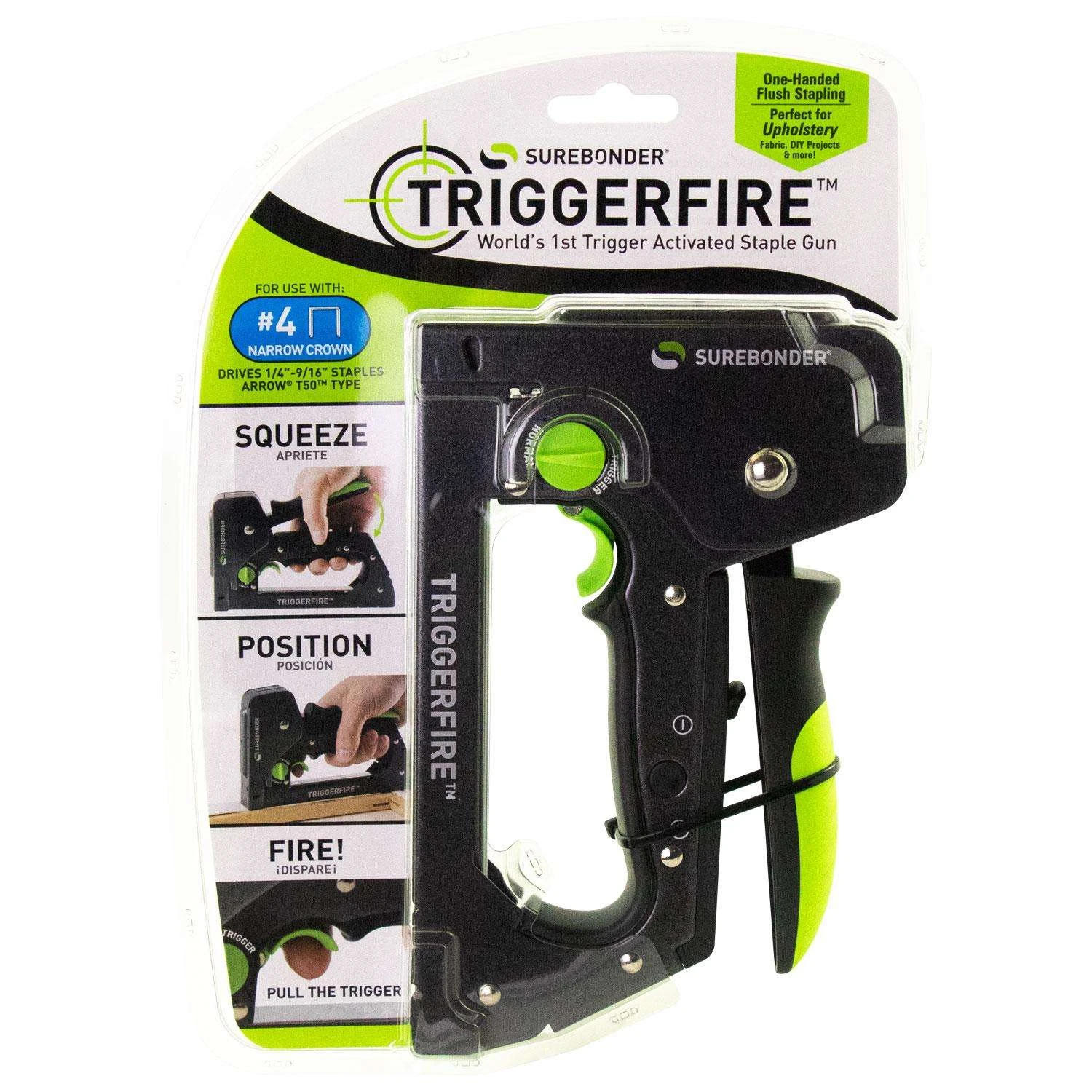 Surebonder 3/8 In. Trigger Fire Staple Gun 3 Surebonder 3/8 In. Trigger Fire Staple Gun