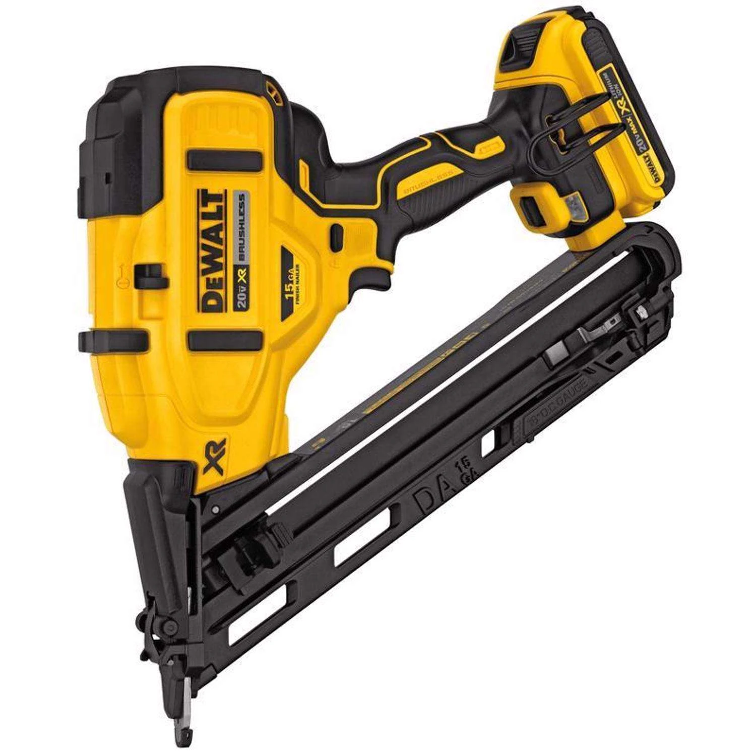 DeWalt 20V MAX XR 15 Ga. Cordless 34 Deg Nailer 20 V 12 DeWalt 20V MAX XR 15 Ga. Cordless 34 Deg Nailer 20 V - Image 10