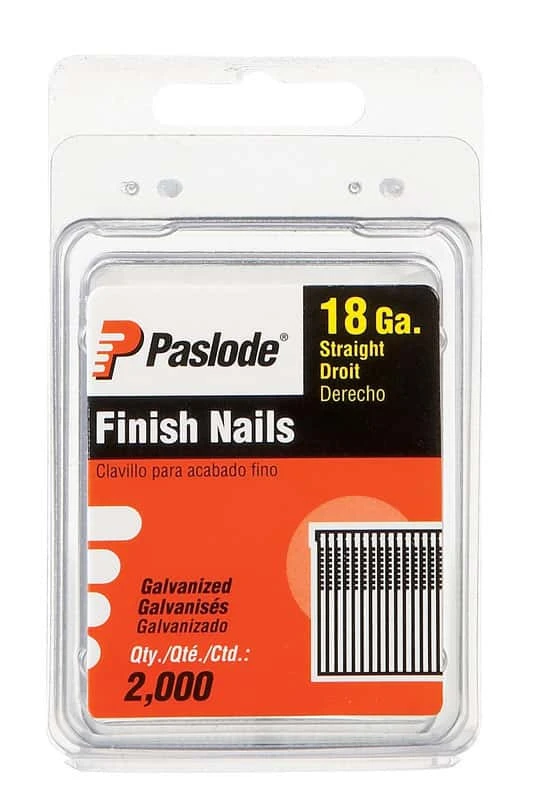 Paslode 1 In. 18 Ga. Straight Strip Galvanized Brad Nails 2,000 Pk 3 Paslode 1 In. 18 Ga. Straight Strip Galvanized Brad Nails 2,000 Pk