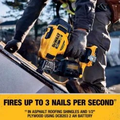 DeWalt 20V Max Cordless 15 Deg Roofing Nailer Tool Only 20 V -Senco Arrow Shop ddf7da8b 62bd 4326 afe9 6954d78a523b