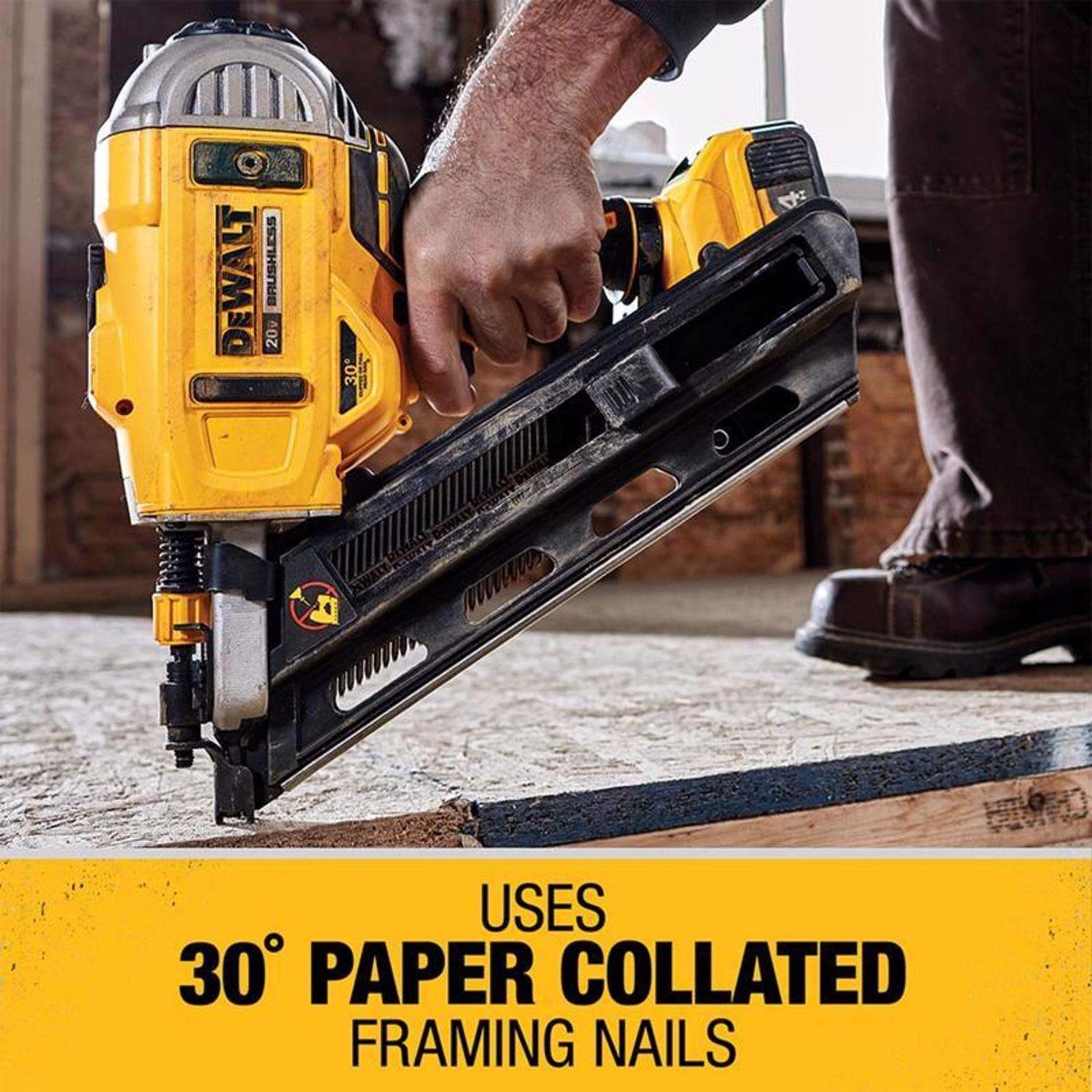 DeWalt 20V MAX Cordless 30 Deg Framing Nailer 20 V 7 DeWalt 20V MAX Cordless 30 Deg Framing Nailer 20 V - Image 5