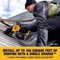 DeWalt 20V Max Cordless 15 Deg Roofing Nailer Tool Only 20 V -Senco Arrow Shop ea1be23c 3c0a 4af8 91a1 212d8c902913